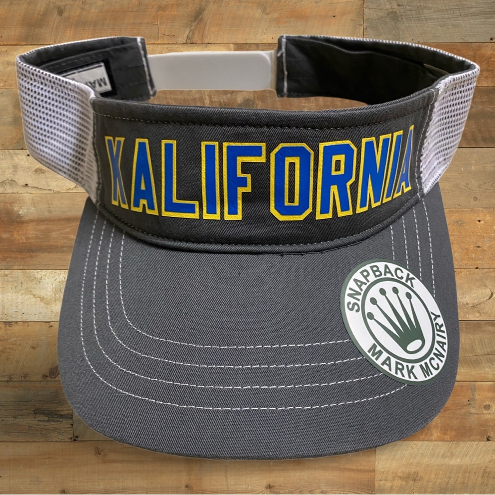Mark Mcnairy Sassy Visor Kalifornia Grey/White OSFA